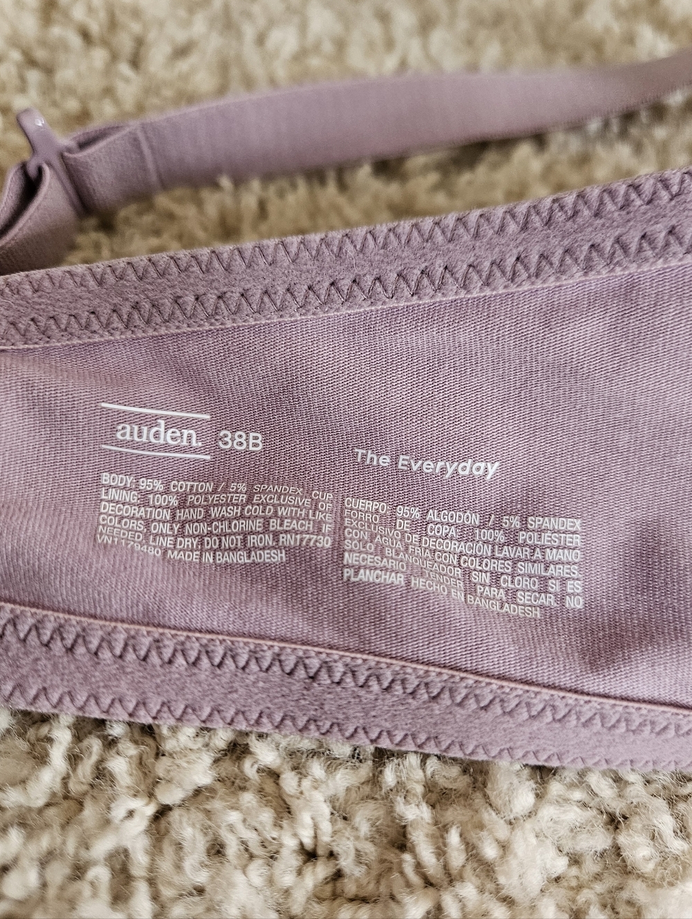 2 Auden Bras Size 38B - Picture 8 of 11